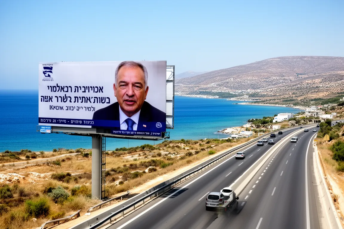 Σάλος: Ισραηλινού πολιτικού προεκλογική πινακίδα στην Κύπρο - Το ερώτημα που σοκάρει